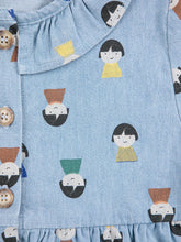 Load image into Gallery viewer, Сукня Game Pawns All Over Light Denim
