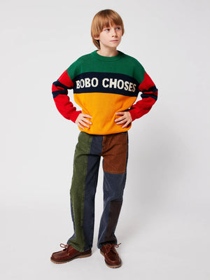 Светр Bobo Choses color block