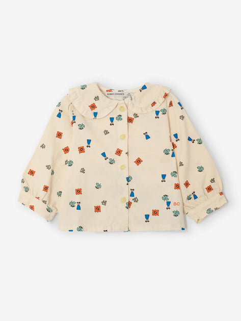 Блуза Blossom all over woven