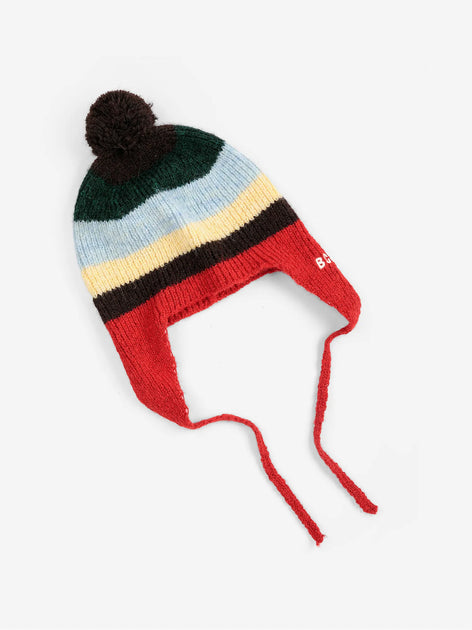 Шапка Striped knitted