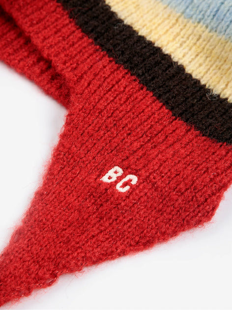 Шапка Striped knitted