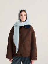 Load image into Gallery viewer, В'язаний шарф з капюшоном Knitted hooded
