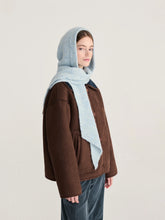 Load image into Gallery viewer, В'язаний шарф з капюшоном Knitted hooded
