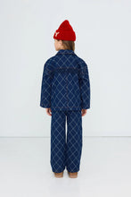 Load image into Gallery viewer, Куртка джинсова Diamond Pattern Denim Fringe
