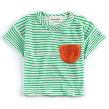 Load image into Gallery viewer, Футболка Green Stripes terry cloth
