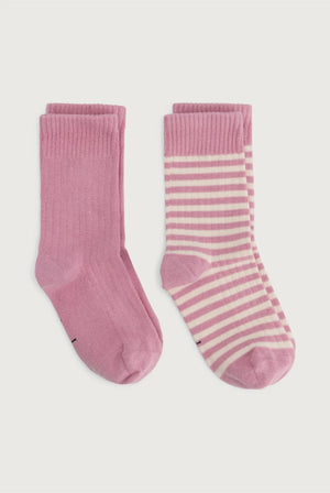 Шкарпетки Ribbed Socks Bubblegum-Cream