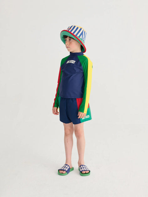 Лонгслів для плавання Bobo Choses color block swim