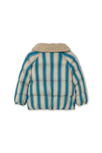 Load image into Gallery viewer, Куртка демісезонна Blue Retro Stripes Padded
