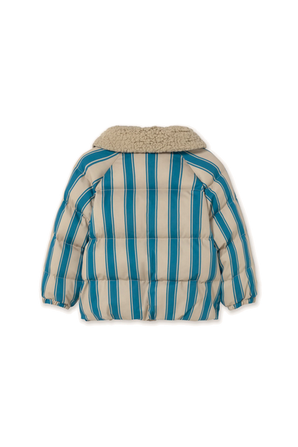 Куртка демісезонна Blue Retro Stripes Padded