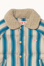 Load image into Gallery viewer, Куртка демісезонна Blue Retro Stripes Padded
