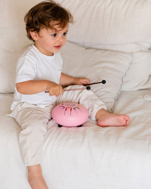 Пелюстковий барабан на 6 пелюсток 8 нот рожевий, Tambu