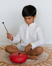 Load image into Gallery viewer, Пелюстковий барабан на 8 пелюсток 11 нот червоний матовий, Tambu
