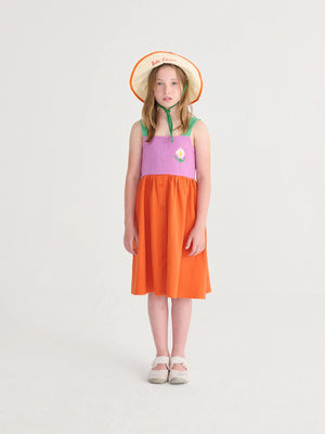 Сукня Pixel Daisy color block woven