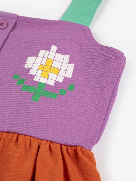 Сукня Pixel Daisy color block woven