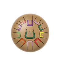 Load image into Gallery viewer, Пелюстковий барабан на 8 пелюсток 11 нот золотого кольору матовий, Tambu
