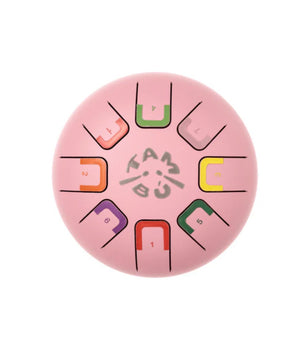 Пелюстковий барабан на 6 пелюсток 8 нот рожевий, Tambu