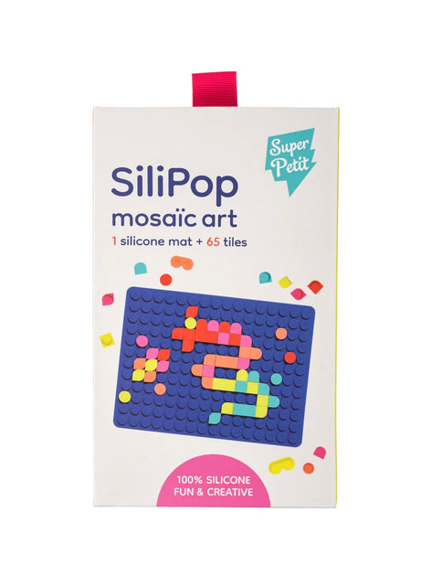 Мозаїка сенсорна для дітей силіконова синя Silipop, SuperPetit