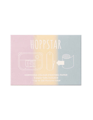 Термочутливий папір кольоровий для термодруку для цифрової дитячої камери (3шт в пак), Hoppstar