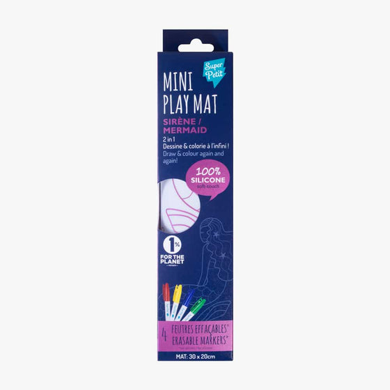 Набір з міні-розмальовки двосторонньої та маркерів  "Русалка"