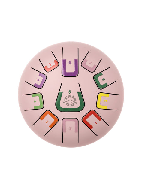 Пелюстковий барабан на 8 пелюсток 11 нот рожевий