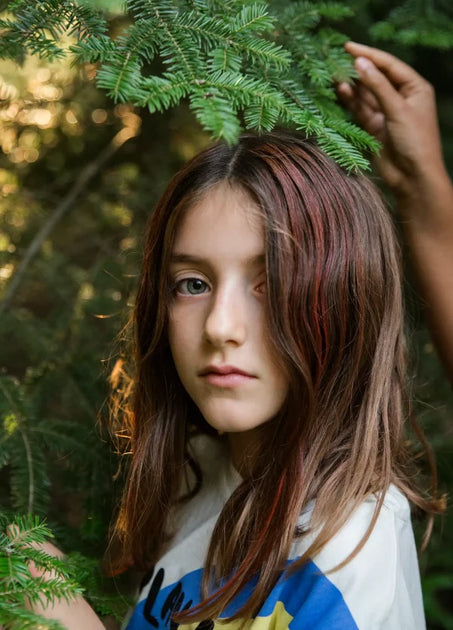 Туш для волосся червона