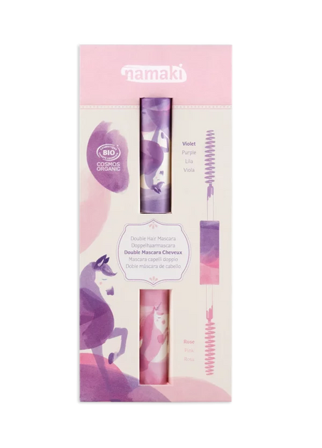 Туш для волосся двостороння рожева/фіолетова