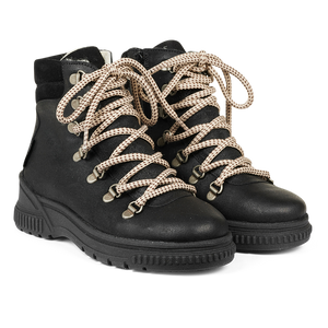 Черевики Angulus TEX-Lace-up with zipper and wool lining чорні