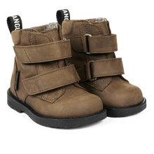 Load image into Gallery viewer, Чоботи Angulus Starter TEX-boot with logotape and velcro closure зелені
