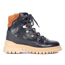 Load image into Gallery viewer, Черевики TEX-lace-up boot with contrast eyelet Angulus чорні
