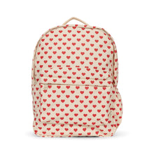 Load image into Gallery viewer, Rainy kids backpack midi - coeur rouge

