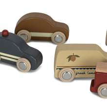Load image into Gallery viewer, Набір машинок Wooden mini cars 9 pcs fsc
