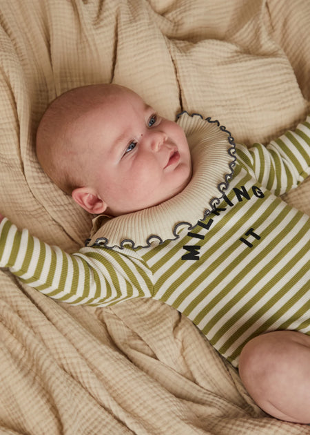 Комбінезон Milking It Stripe Onesie