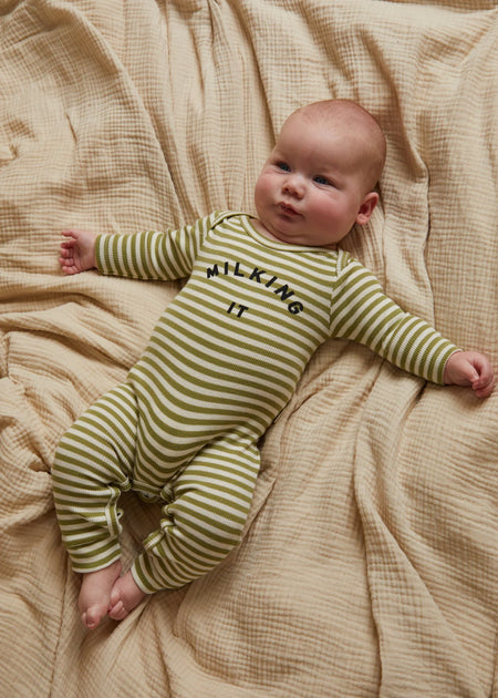 Комбінезон Milking It Stripe Onesie