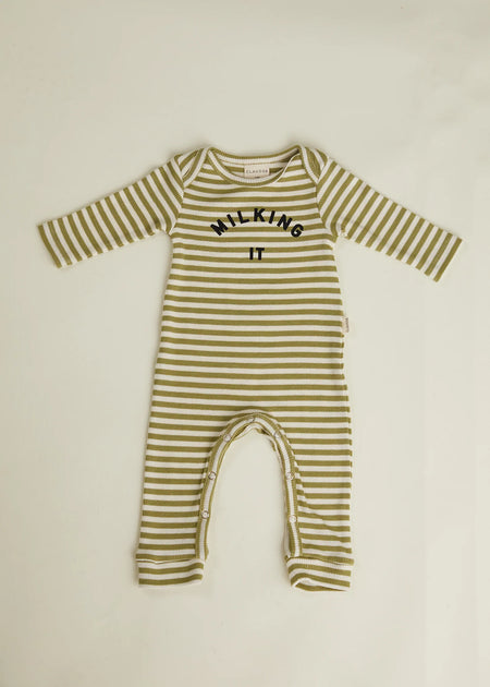 Комбінезон Milking It Stripe Onesie