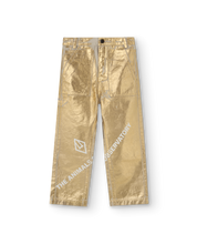 Load image into Gallery viewer, Gold Shiny Condor Pants
