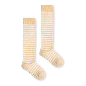 Шкарпетки Long Ribbed Socks apricot/cream