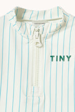 Load image into Gallery viewer, Топ для плавання Cyan Fine Stripes Baby Swim
