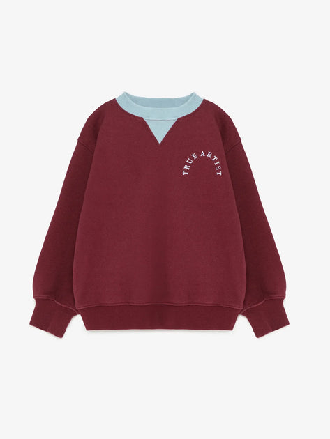 Світшот n09 in Burgundy Red