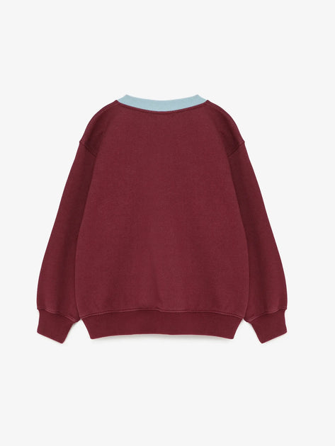 Світшот n09 in Burgundy Red