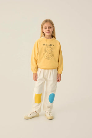 Брюки Bicolor Patches Ecru
