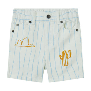Шорти Embroidered cotton blend