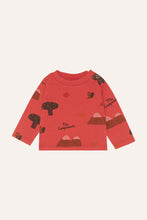 Load image into Gallery viewer, Лонгслів Mountains Red Baby
