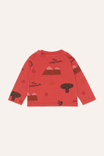 Load image into Gallery viewer, Лонгслів Mountains Red Baby
