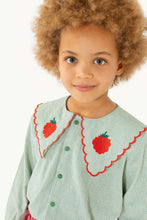 Load image into Gallery viewer, Raspberries scalloped collar shirt
