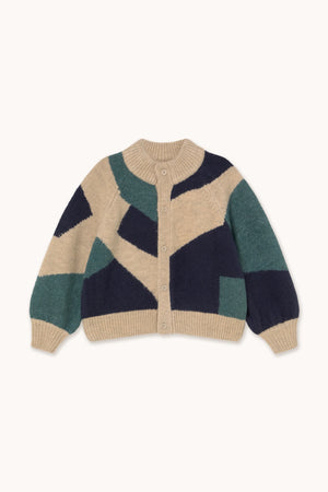 Кардиган Geometric Mockneck