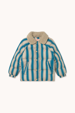 Куртка Blue Retro Stripes Padded