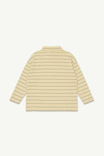 Load image into Gallery viewer, Гольф Roll Neck Rib Top - Banana Crepe Stripe
