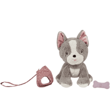 Load image into Gallery viewer, М’яка іграшка Olli Ella Dinkum Dog: Пес Ґізмо (сірий)
