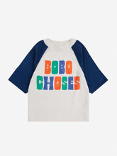 Load image into Gallery viewer, Різнокольорова футболка Bobo Choses ranglan
