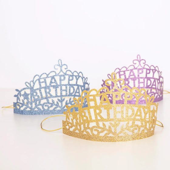 Набір тіар Happy Birthday Party Tiaras